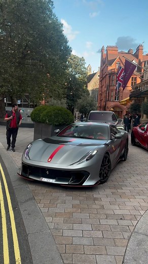 The best rear end of any car made in the past decade. Period. #ferrari #812competizione #london | Supercars Europe