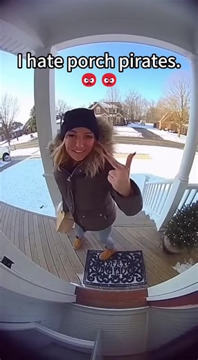 Porch exploding package box with glitter #porchpiratecaught #glitter #package #prank #funny