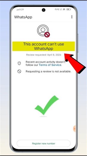 This account can't use WhatsApp Problem 2026 | #whatsappproblem #whatsappban