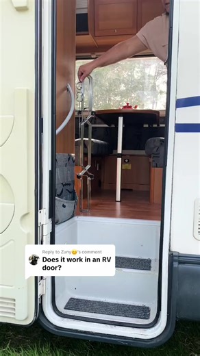 8.9K views · 48 reactions | Does the gate work on a RV/Motorhome door? You bet! ️ | The Dog-G8 Company | Facebook
