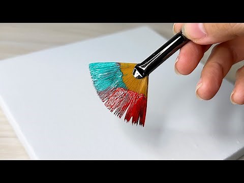 Easy Christmas Painting That Will Touch Your Heart 🛷🎄 | Acrylic Painting for Beginners