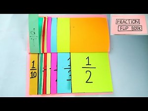 Math Working Model | Fraction Math TLM | Math fractions working model | Easy fraction model project