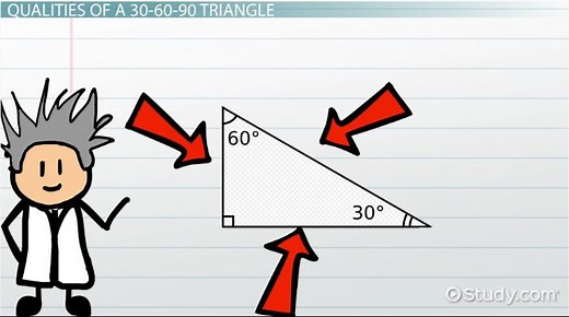 30-60-90 Triangles | Properties, Formula & Examples