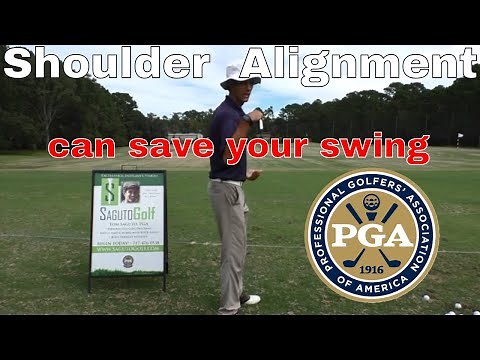 Get Perfect Shoulder Alignment to HIT IT STRAIGHT