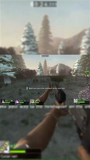 [L4D2] - Cold Stream (Cut-throat Creek) in 00:54 (TAS / Co-op)