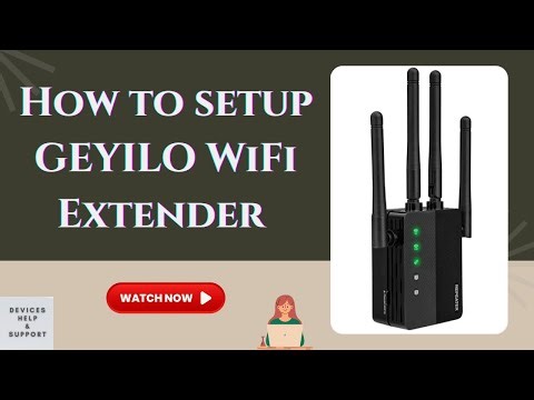 Geyilo WiFi Extender Setup | Connect Using WPS Push Button (Full Step-by-Step Guide)