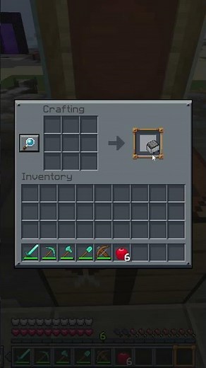 Minecraft Guide: How to craft Minecart with furnace #shortvideo #minecraft #mctutorial #gaming