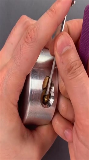13K views · 250 reactions | Mystery Puck Lock With A Design Flaw #reelsfb #reelsviral #fbreels #fyp #2024reels #viralreels2024 | Picking Locks | Facebook