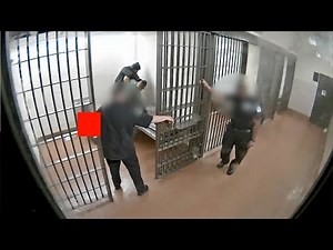 Chicago cop beats man in holding cell as another holds him down