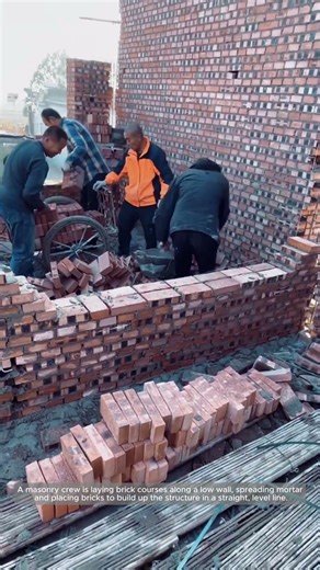 Building a Straight Brick Wall with Consistent Courses