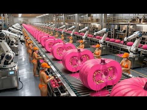 Inside a Pumpkin Processing Factory: From Harvest to Production | Full Video |