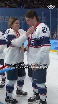 She's an incredible influence both on and off the rink! 🏒✨