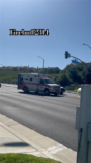 Here is AMR Ambulance 216 Responding Code 3