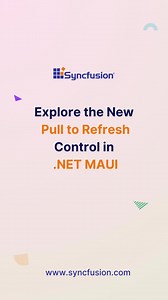 Refresh content effortlessly with our .NET MAUI Pull to Refresh control! Customize transitions & progress indicators for seamless updates on ListView and DataGrid. Discover more: https://www.syncfusion.com/maui-controls/maui-pull-to-refresh #maui #dotnetmaui #pulltorefresh #refreshing #refreshingcontent | Syncfusion | Facebook