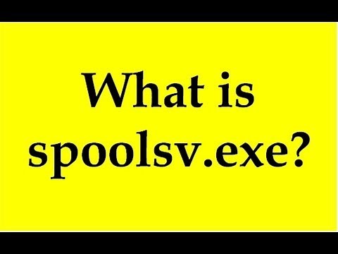 What is spoolsv.exe