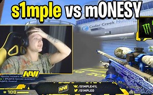 【vLADOPARD】s1mple在fpl对战年轻人m0NESY|CS:GO