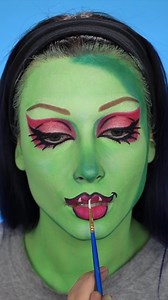 Venus McFlytrap from Monster High tutorial 🪴 #monsterhigh #makeuplooks #cosplaying | Creative.Cliche