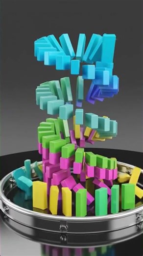 Spiral Domino Simulation Prompt🎨🧸