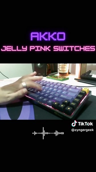AKKO Jelly Pink Switch Sound Test
