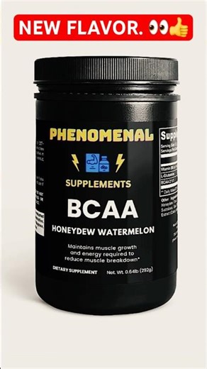 BCAA Honeydew Watermelon (New) Phenomenal Supplements