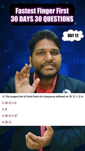 Fastest Finger First: Day 12 | Test Your Maths Skills