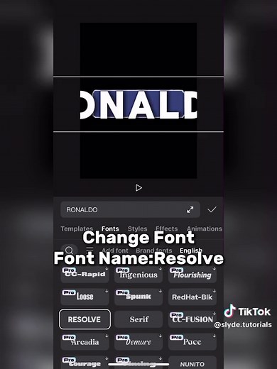 Text Tutorial|Part43|#capcuttutorial #slydetutorial #edittutorial #grow #tren #viralvideos #capcuthelp #overlay #fyp #videoviral #capcut #ronaldo #subwaysurfers