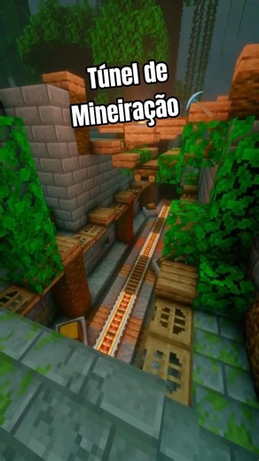 Confira ESTE #tunel De #mineração no #minecraft MELHORA Seu #mundo !!! #eterno