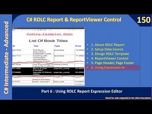 C# RDLC Reports | Part 6 - Using iif in Expression fx | C# Advanced #150