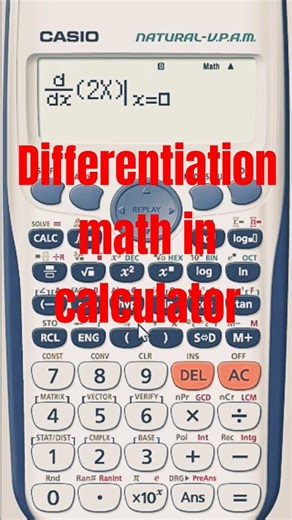 calculator💥 hacks of differential equation 💥 #derivatives #calculatorhacks #calculatortricks #shorts