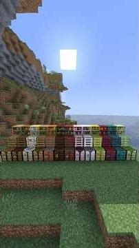 Mod Block Showcase - 24 - Variant Crafting Table, Ladder & Bookshelves #minecraft #moddedminecraft