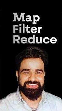 Master map() filter() reduce() in 60 Seconds! #coding #frontendcourse #webdevelopment #react #js