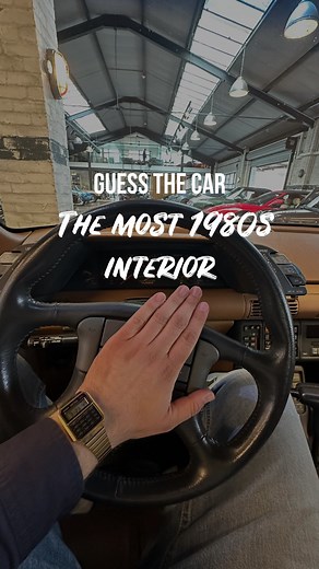 Aaron Fleming | Retro Garage | Classic Cars on Instagram: "That 1980s computer is wild! The most 1980s interior ever Thank you @carandclassic @fairmontsportsandclassics for having me check out this wild 1980s classic car"