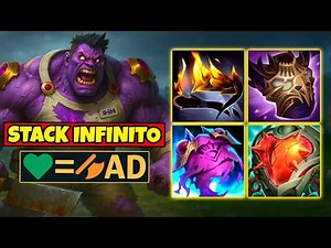 I turned Dr. Mundo into a monster! Unlimited stacks