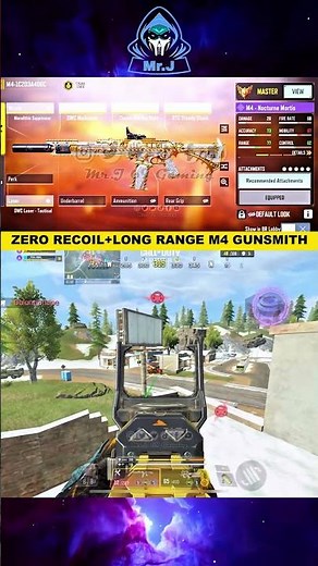 💥 M4 SHREDS! Best BR Gunsmith for ZERO Recoil & Long Range! CODM