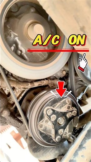 car ac compressor class ON #automobile