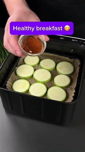 Heap lunch in air fryer with zucchini 😋 #recipesviolaharvey