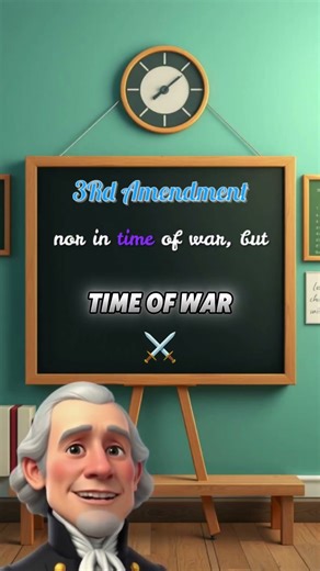 3rd Amendment #usconstitution #shorts #billofrights