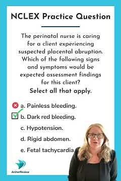 NCLEX Practice Question: Labor & Delivery