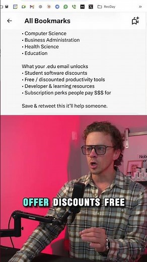 This .edu email trick saves me hundreds yearly #StudentHacks #EduBenefits #Tips