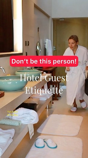 Anna Bey on Instagram: "Be honest ladies, who empties the hotel room of complimentary items? 😅👀 What’s your thoughts on this: is it tacky behavior or do you have the right to take home these items as you’ve paid for the room? #etiquette #elegance #elegant"