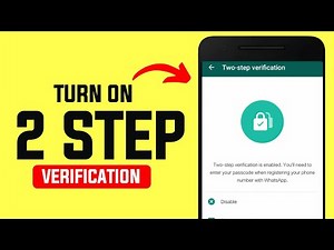 How to Turn ON Two Step Verification on WhatsApp { UPDATED }