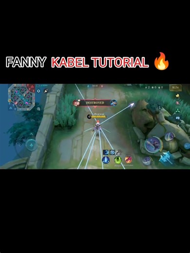 fanny cable tutorial mobile legends