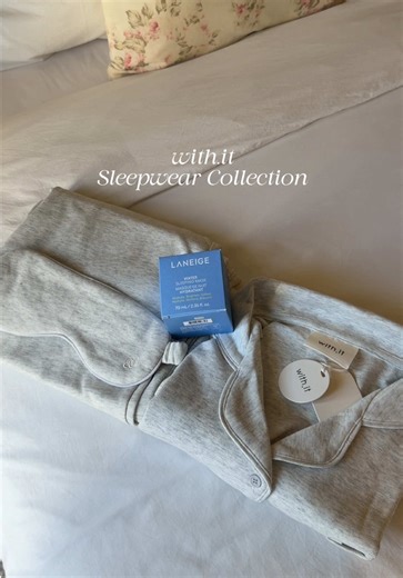 Self-love starts with soft pajamas. 🤍✨🐰 @with.it.store @LANEIGE THAILAND Upgrade your sleep game with the latest collection from with.it. Spend 2,500 THB and receive a FREE Laneige Water Sleeping Mask (worth 1,250 THB)! Soft pajamas glowing skin = the best gift for yourself. ☁️💙 Shop now! 🛍️ #withitsleepwear #withitstore #withitxlaneige #laneigethailand #laneige