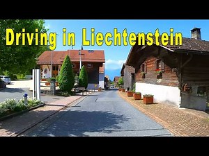 Driving in Liechtenstein | from Planken to Balzers | 4K