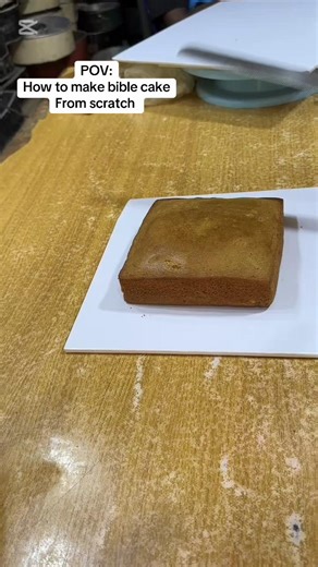 Looking for how to make a bible cake from the scratch, kindly watch this video and thank me later. #viral #fypシ゚viral #biblecake #cakedecorating