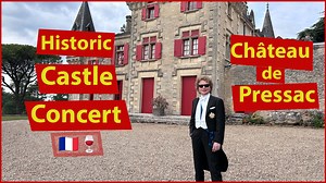 Giving a tour of the Historic Château de Pressac and enjoying moments before my concert 🇫🇷🍷 | Nikolay Khozyainov