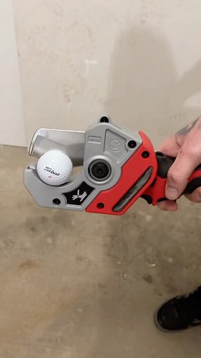 Throwback to that time we cut a golf ball in half with the M12 pipe cutter It worked surprisingly well • Obviously it’s meant for cutting pipes but this was fun too • Available @shopfao . . . #tools #milwaukeetools #satisfying #satisfyingvideos #plumber #golf #golfing | Kruger Construction