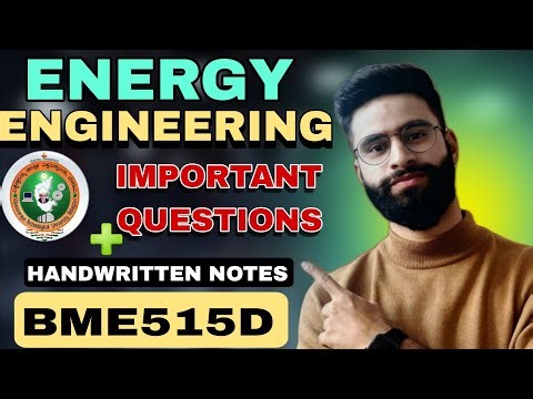 BME515D Vtu Important Questions| Energy Engineering
