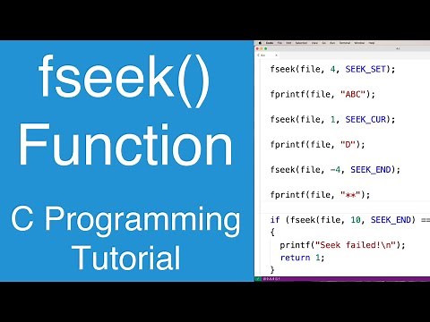 fseek() Function | C Programming Tutorial