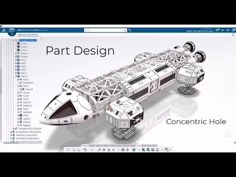 CATIA Tip and Trick - Part Design – How to create a Concentric Hole